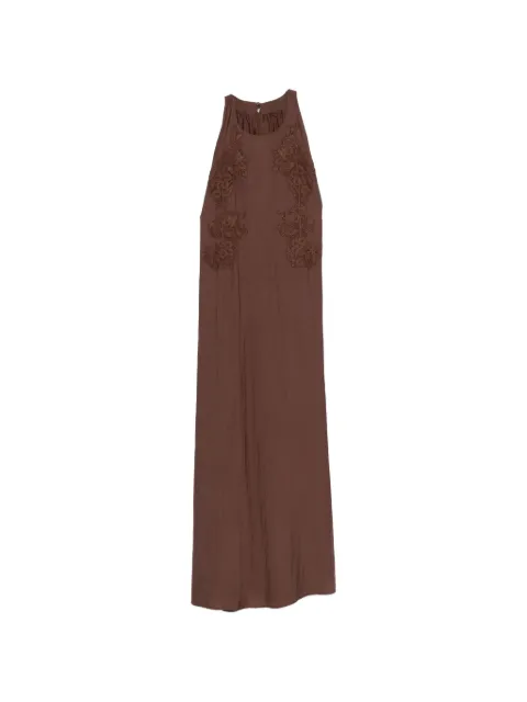 ERMANNO FIRENZE  embroidered maxi dress