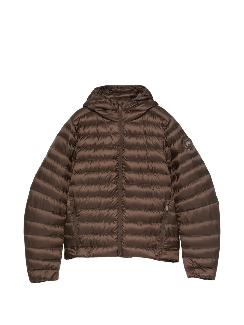 Canada Goose hooded quilted jacket - Marrone