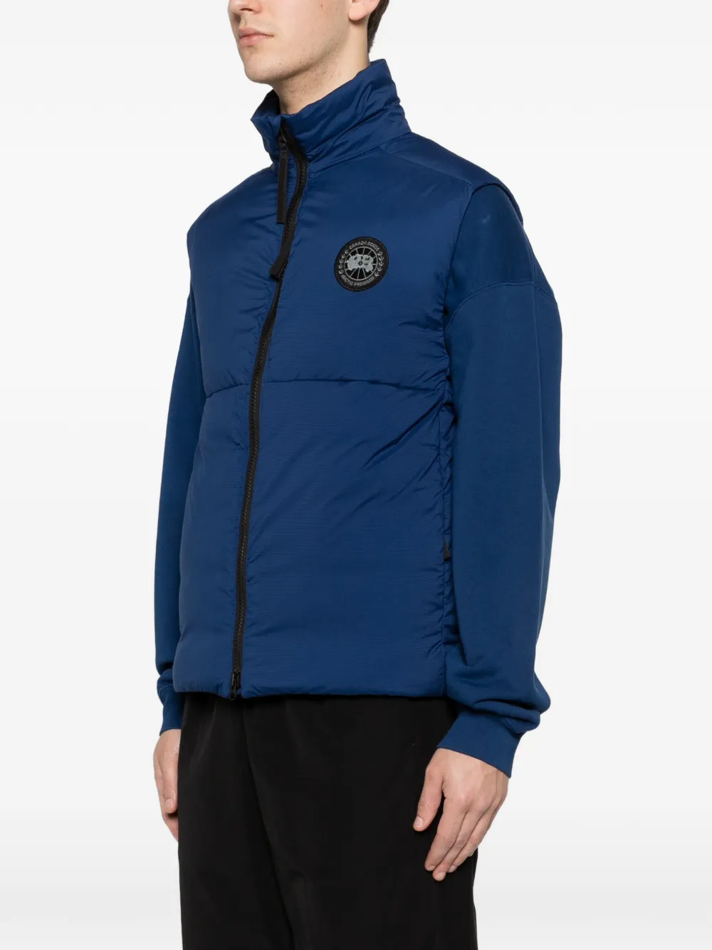 Canada Goose Bodywarmer met logo en rits Blauw