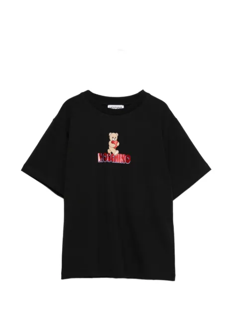 Moschino Kids teddy-motif logo T-shirt