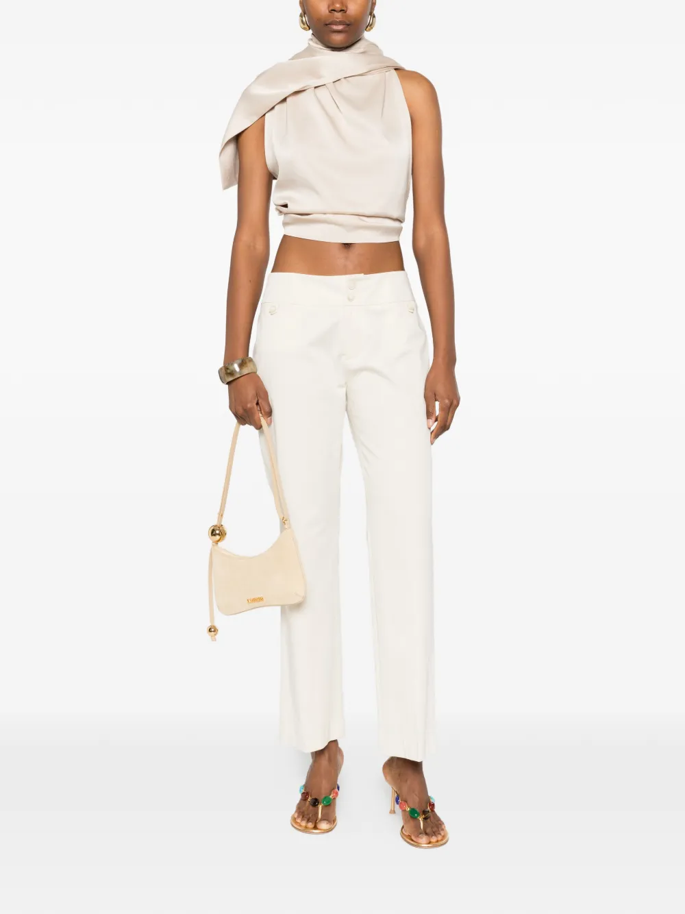  Etro Logo-button Trousers - Neutrals 