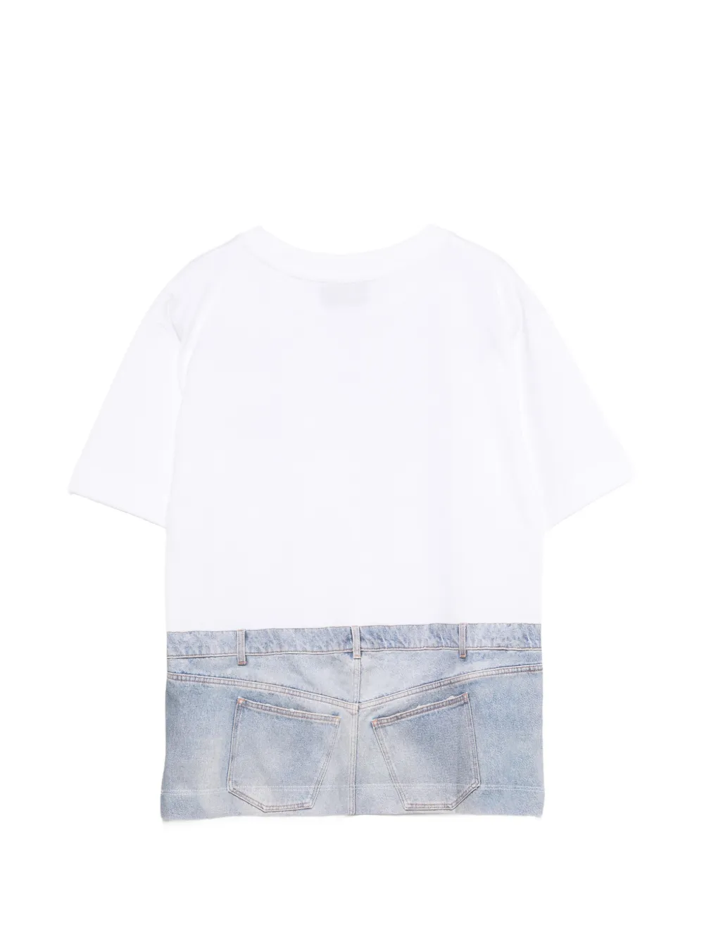 Moschino Kids T-shirt met logoprint Wit