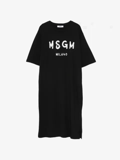 MSGM Kids logo-print dress