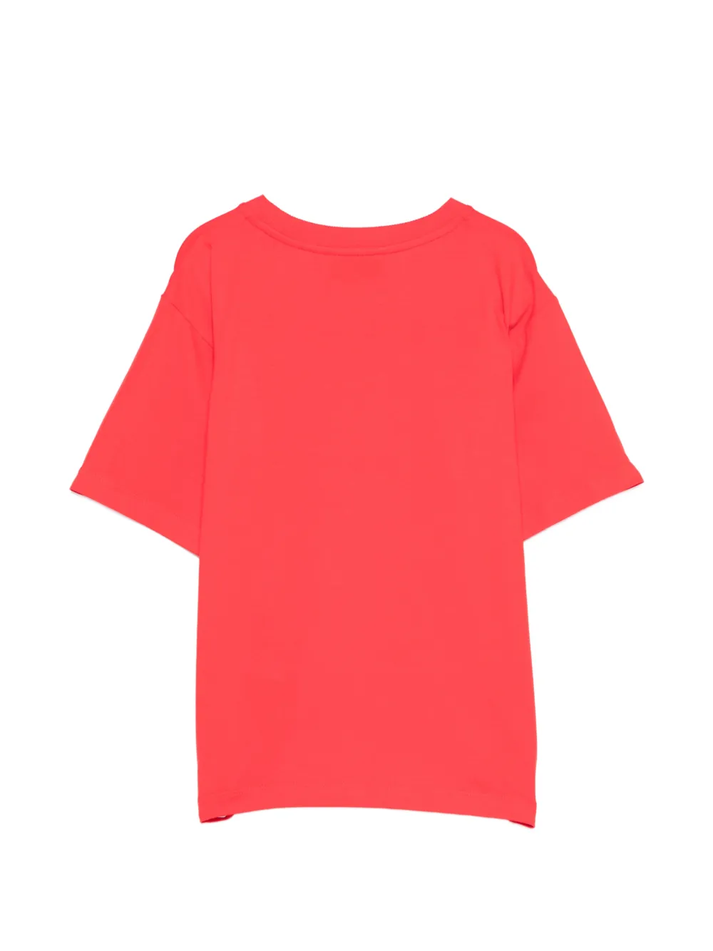 Moschino Kids Teddy T-shirt met hartprint Rood