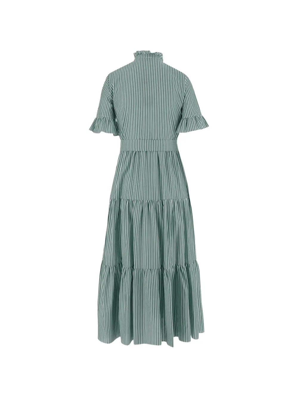  F.it Robe Courte à Rayures - Vert 