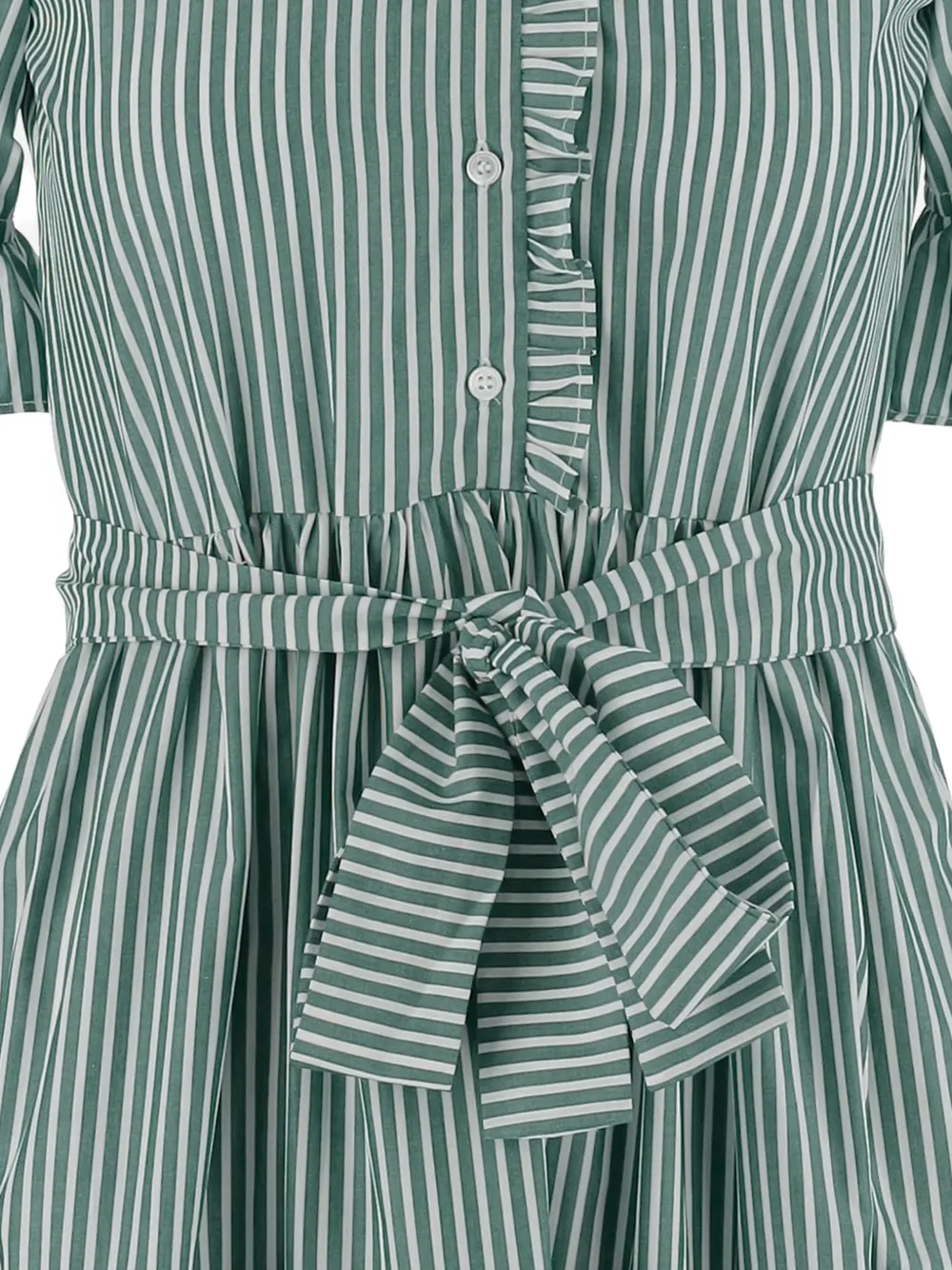  F.it Robe Courte à Rayures - Vert 