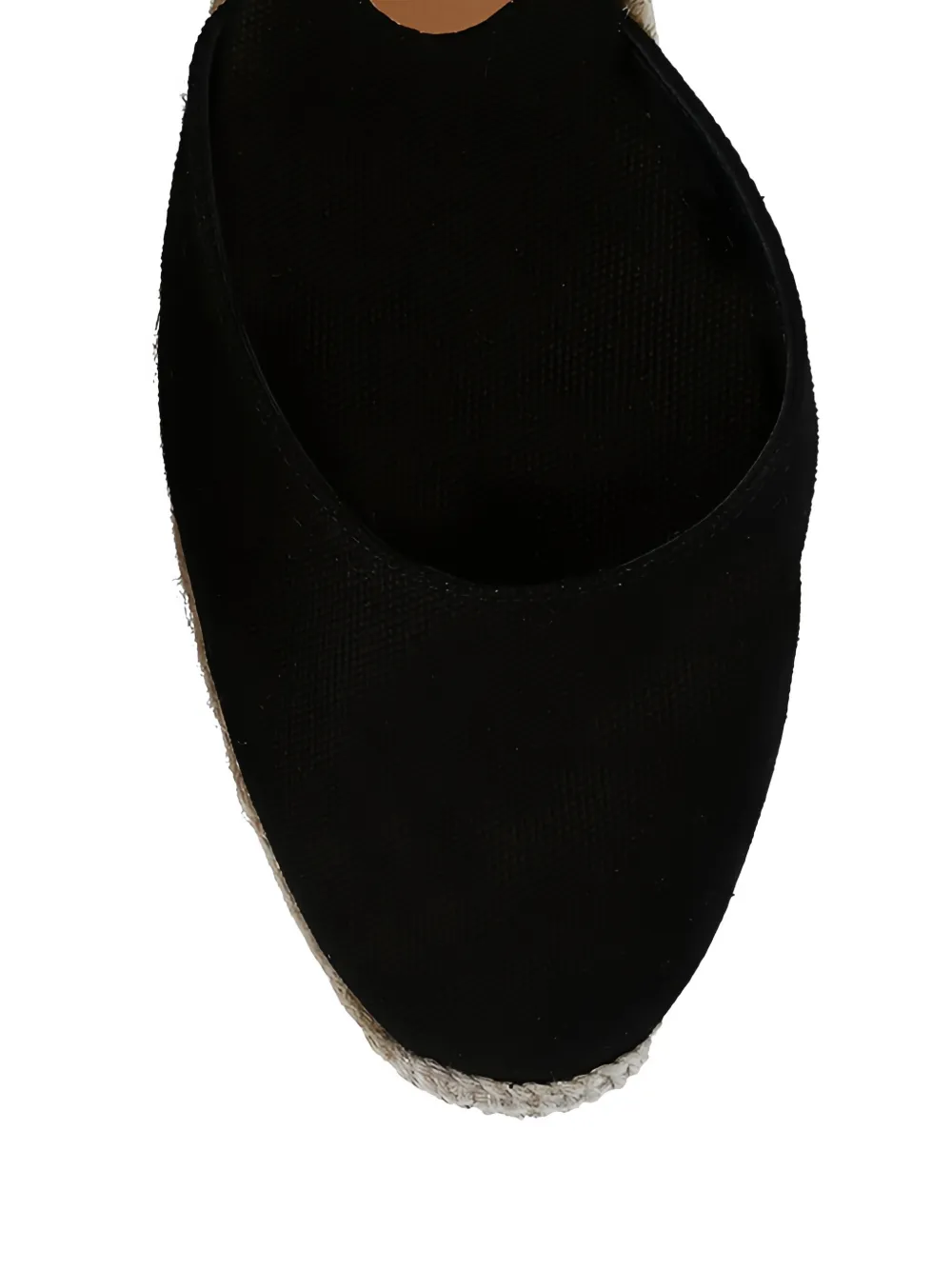 Castañer Carina espadrilles met sleehak Zwart