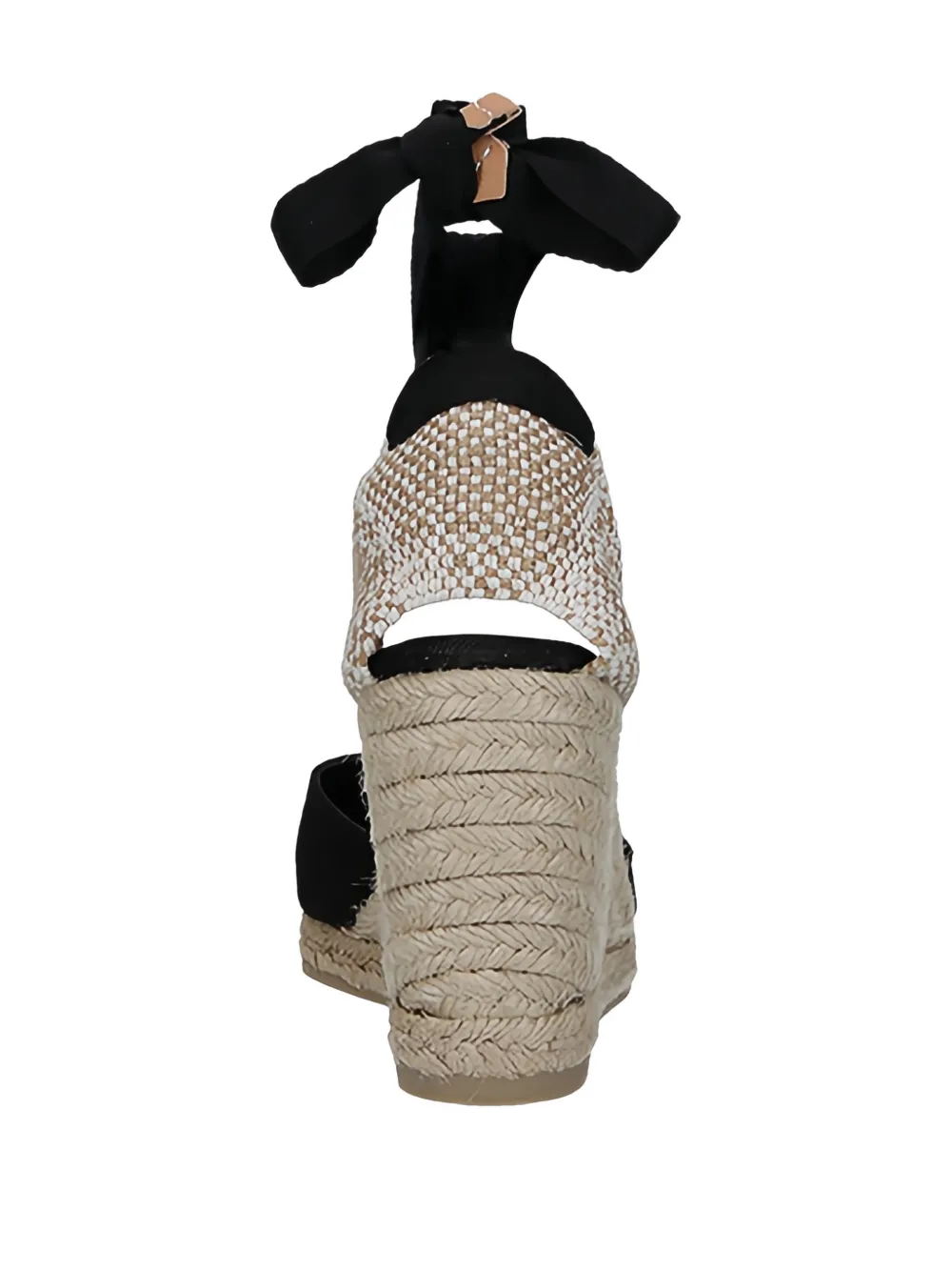 Castañer Carina espadrilles met sleehak Zwart