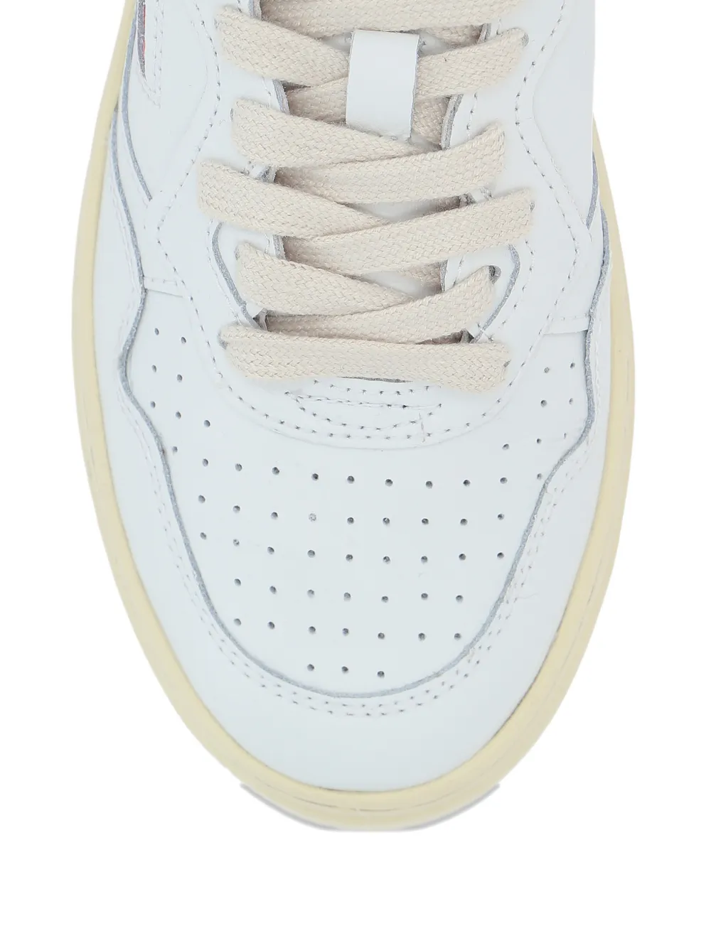 Autry Medalist low-top perforated sneakers Wit
