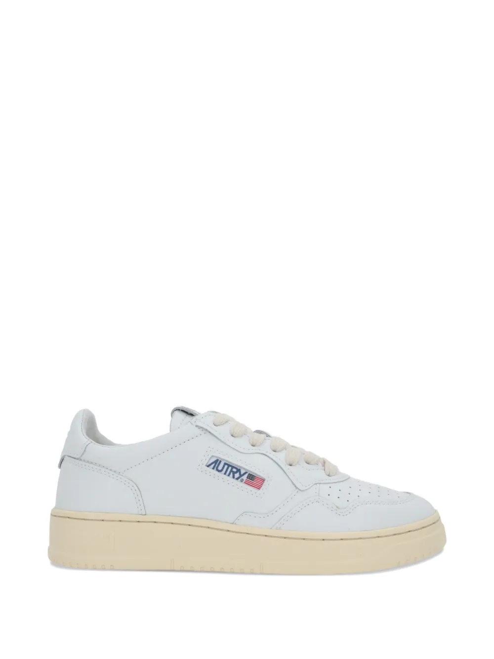 Autry Medalist low-top perforated sneakers - Bianco