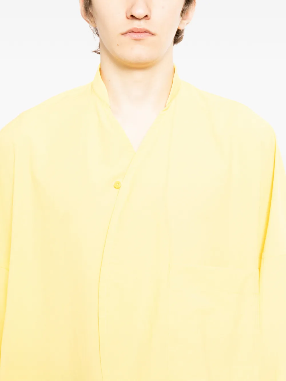 Jacquemus Overhemd met zak Geel