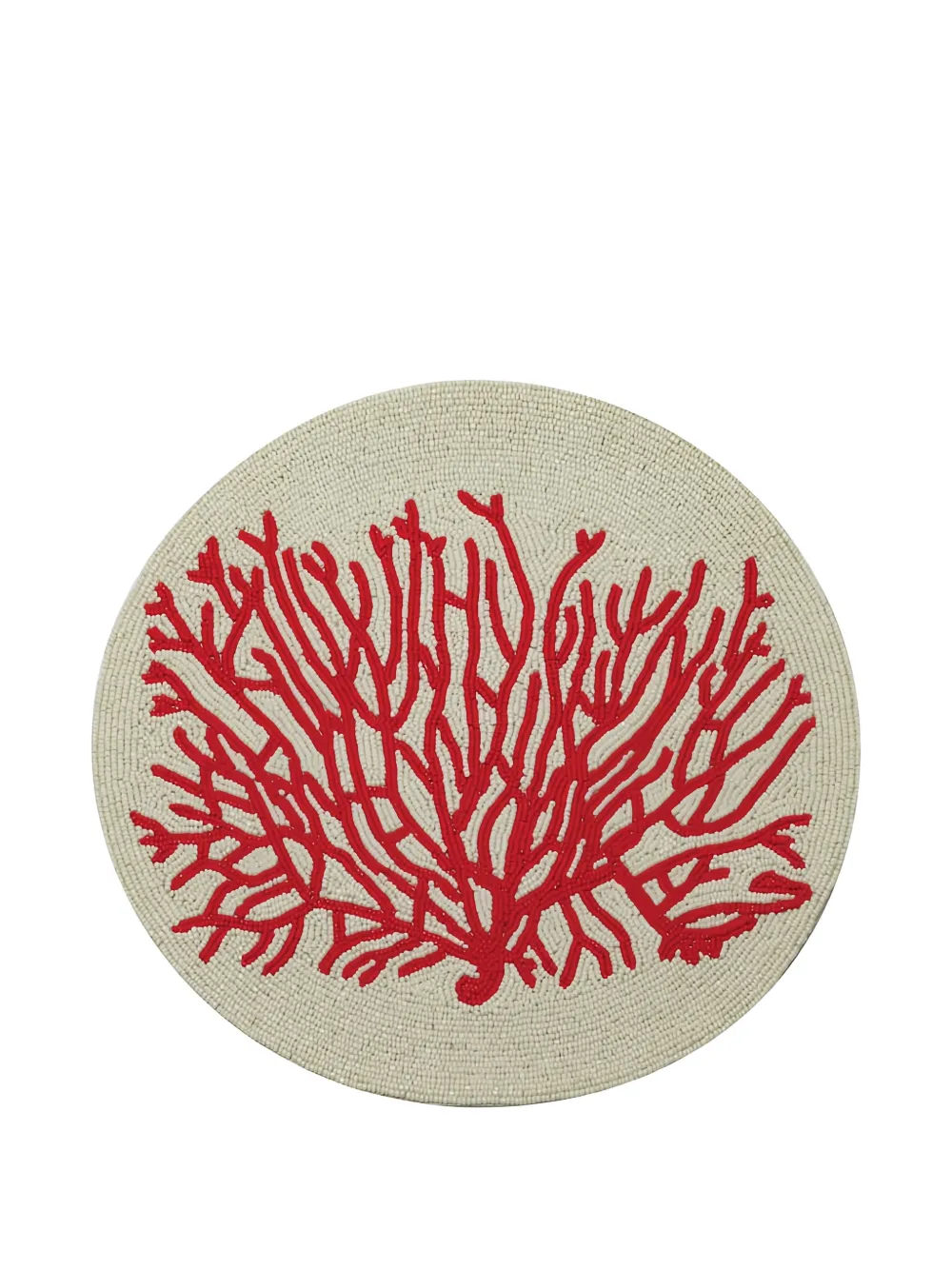 Chehoma coral-motif placemat - Toni neutri
