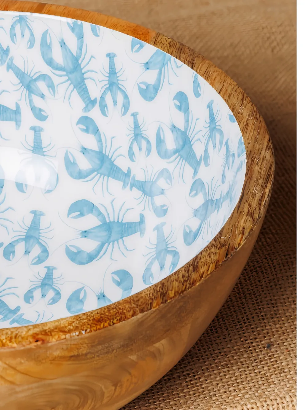  Chehoma Lobster-print Bowl - Brown 