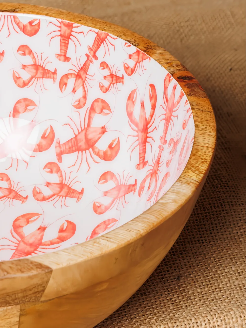  Chehoma Lobster-print Bowl - Brown 