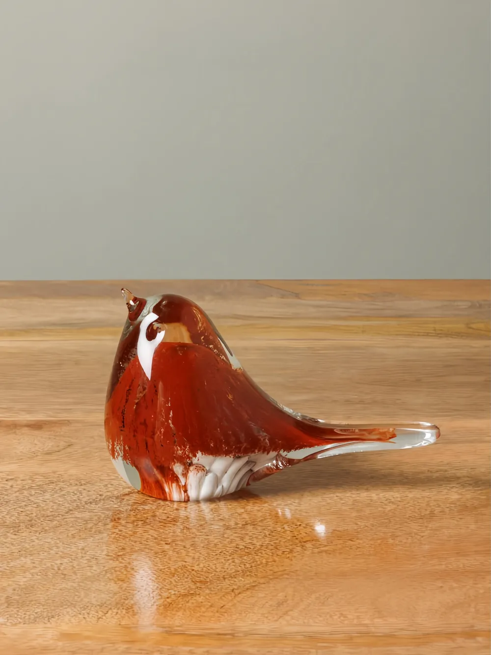  Chehoma Bird Paperweight - Orange 