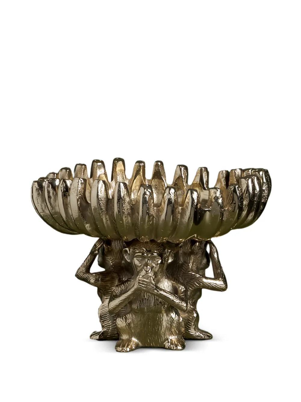  Chehoma Small Monkey-motif Tray - Gold 