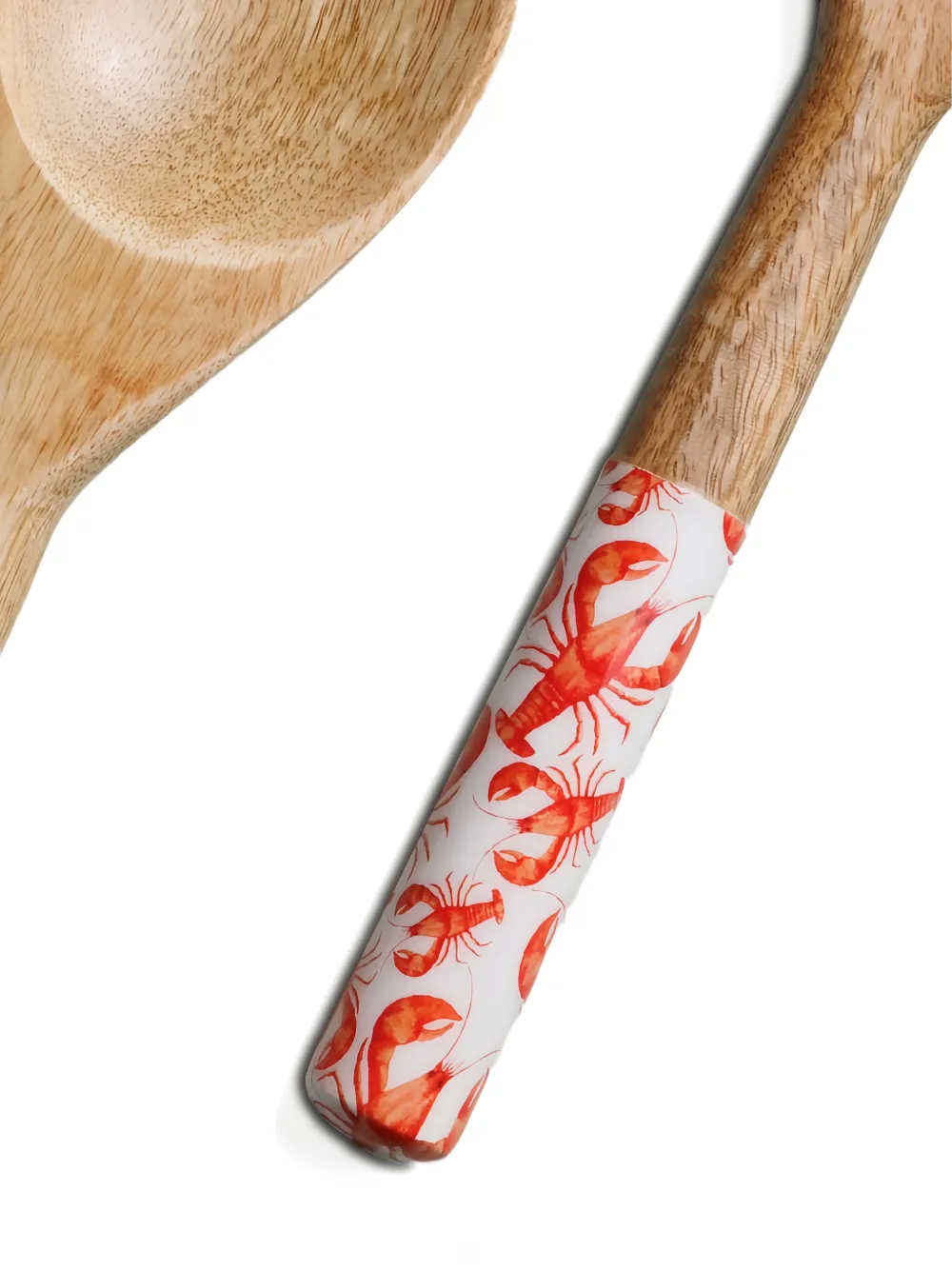 Lobster-Print Salad Servers