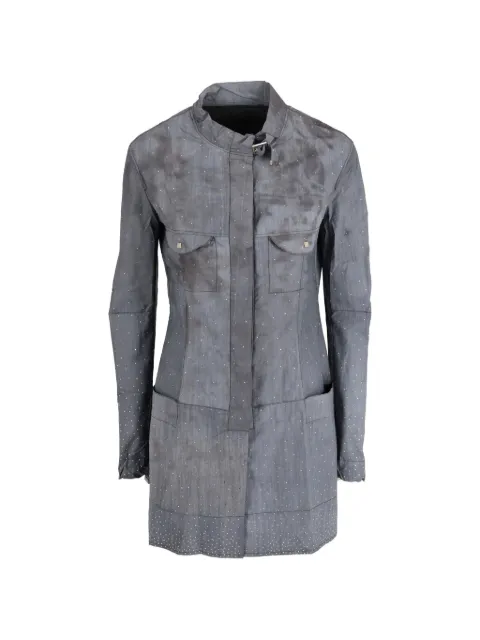 Fendi Pre-Owned stone-embellished coat