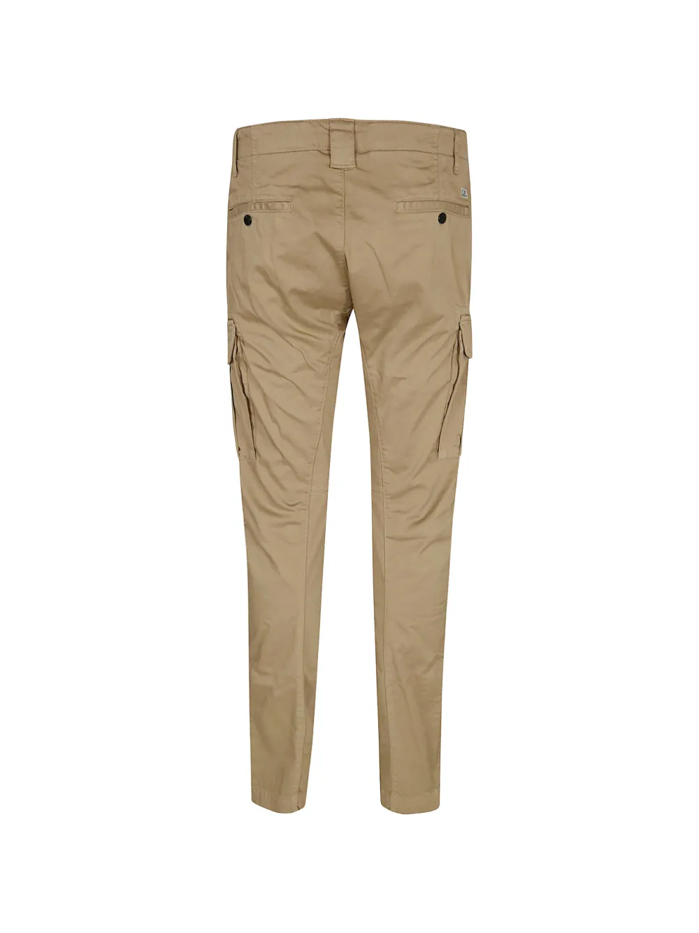 C.P. Company Cargo broek met logo-label Beige