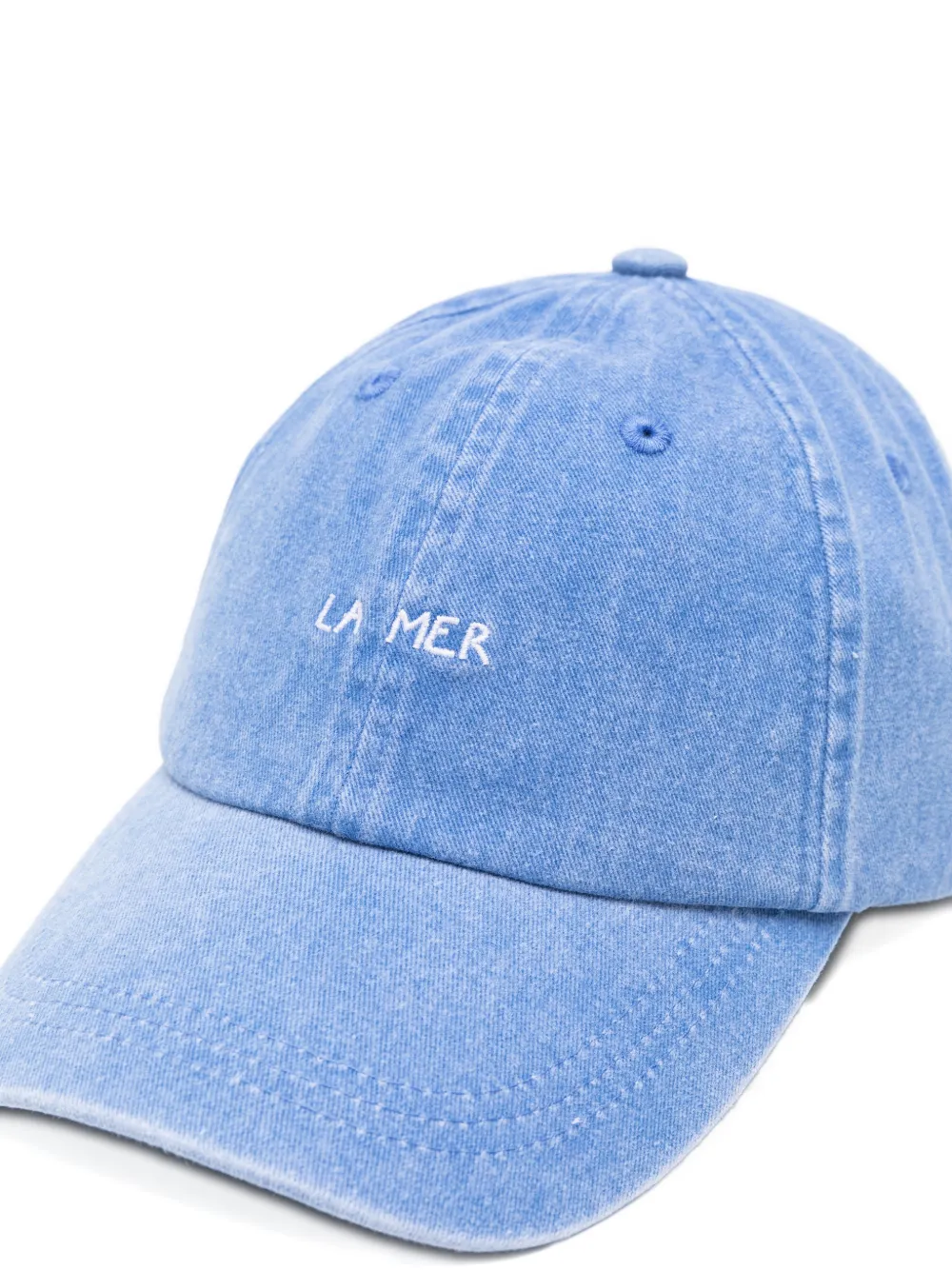  Maison Labiche Embroidered Cap - Blue 