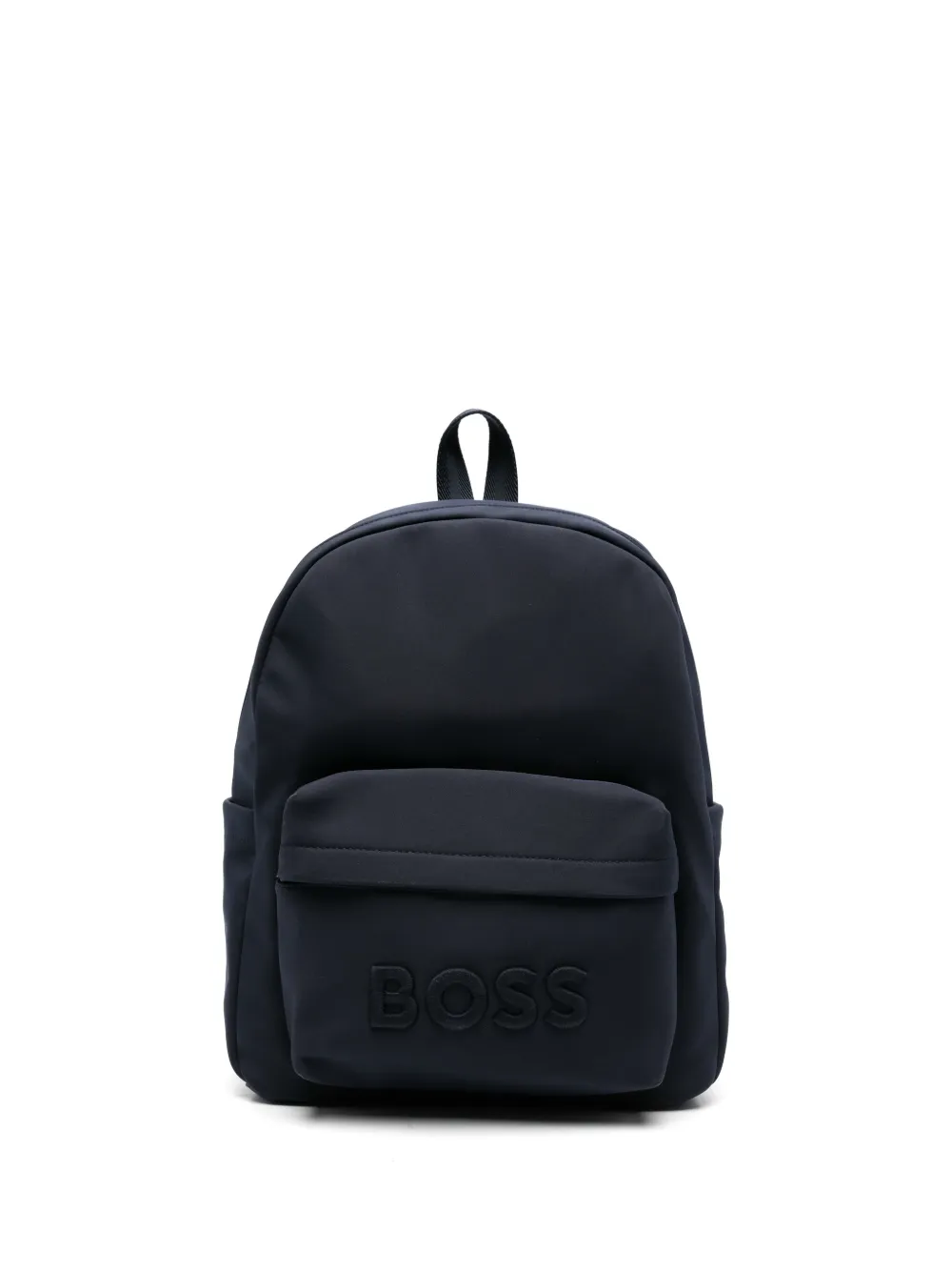 BOSS embossed pocket backpack - Blu