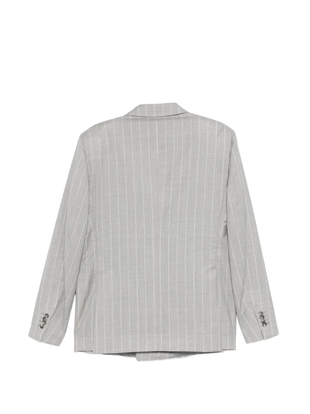 Tagliatore Blazer met krijtstreep en dubbele rij knopen Grijs