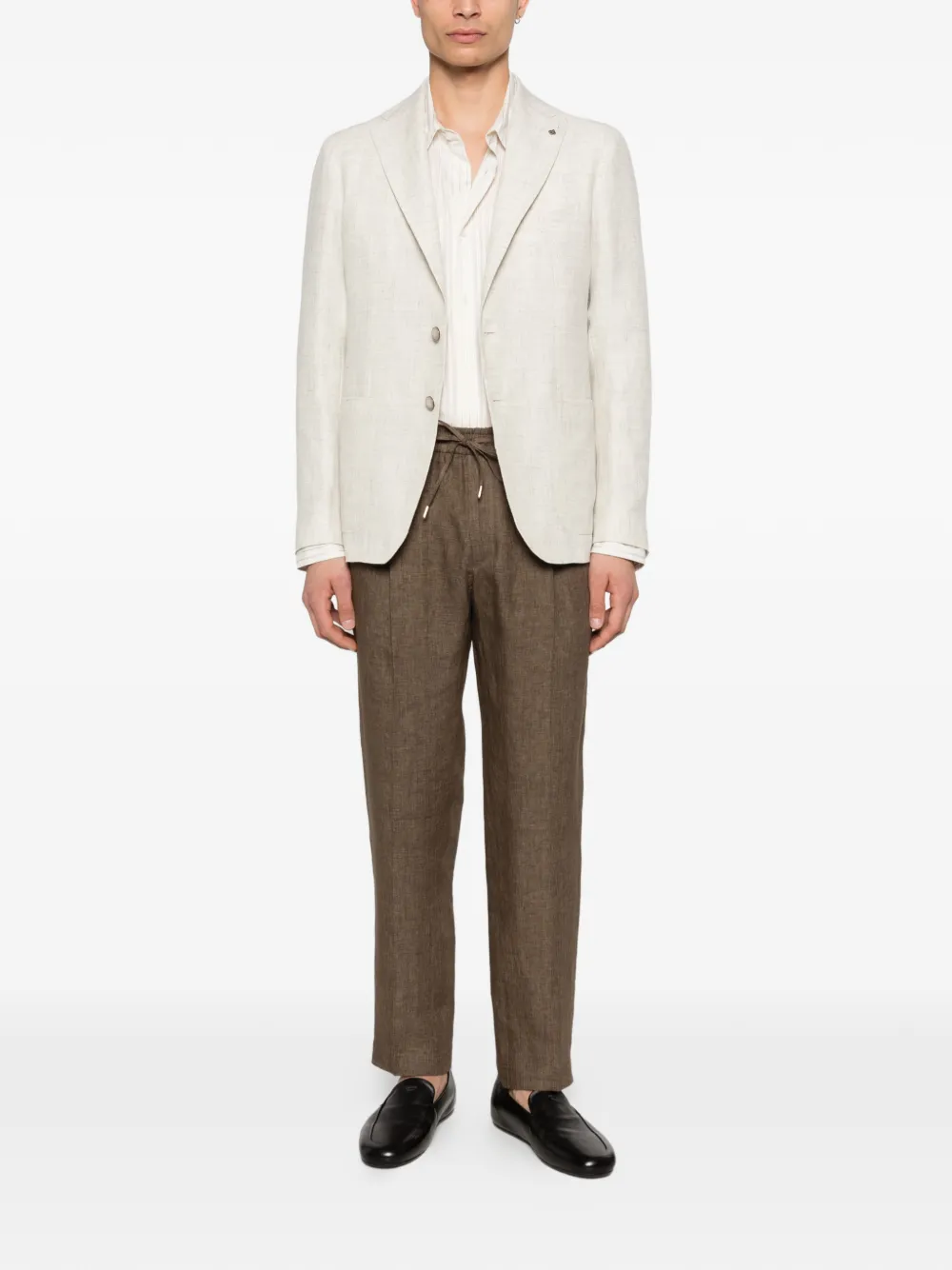 Tagliatore Blazer met knopen Beige