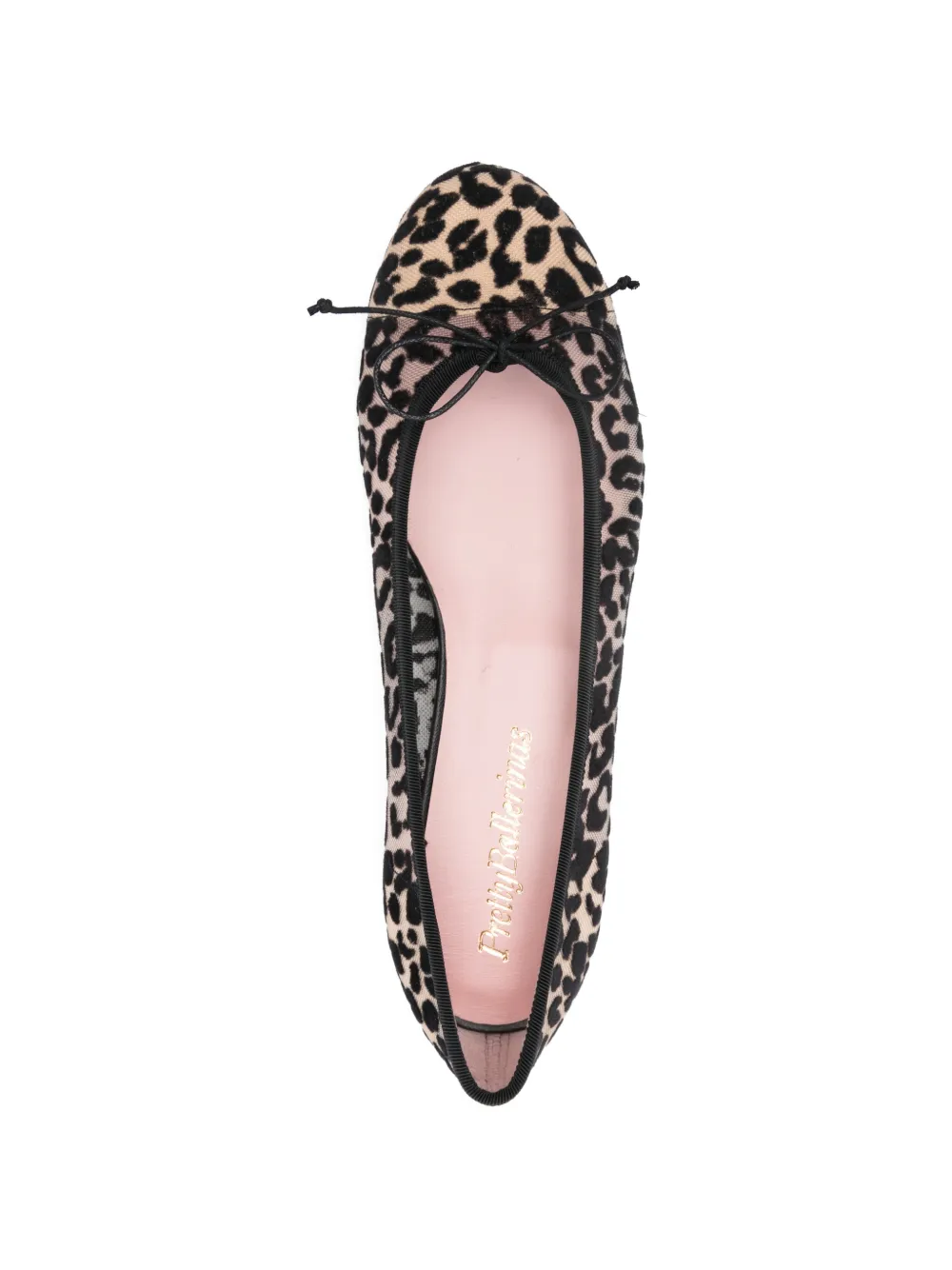 Pretty Ballerinas Ballerina's met luipaardprint Beige