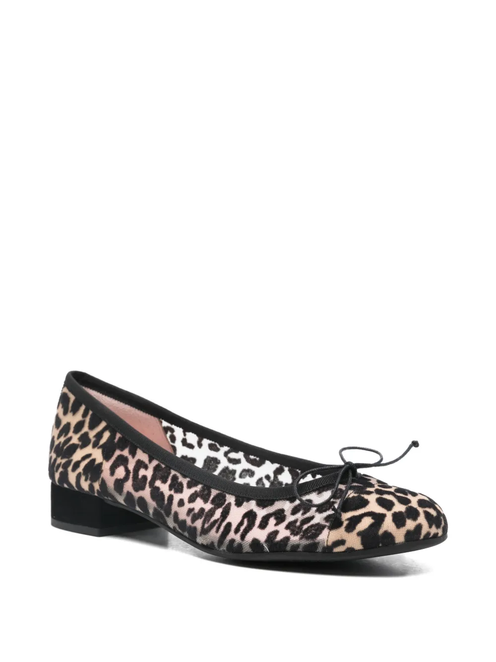 Pretty Ballerinas Ballerina's met luipaardprint Beige