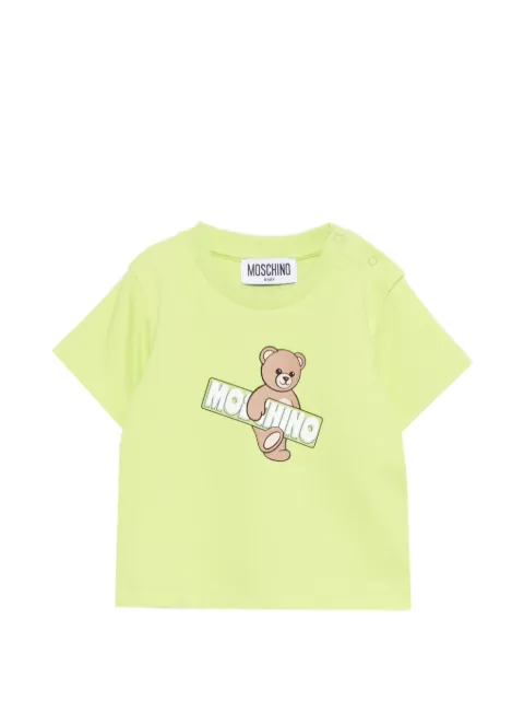 Moschino Kids playera con motivo Teddy