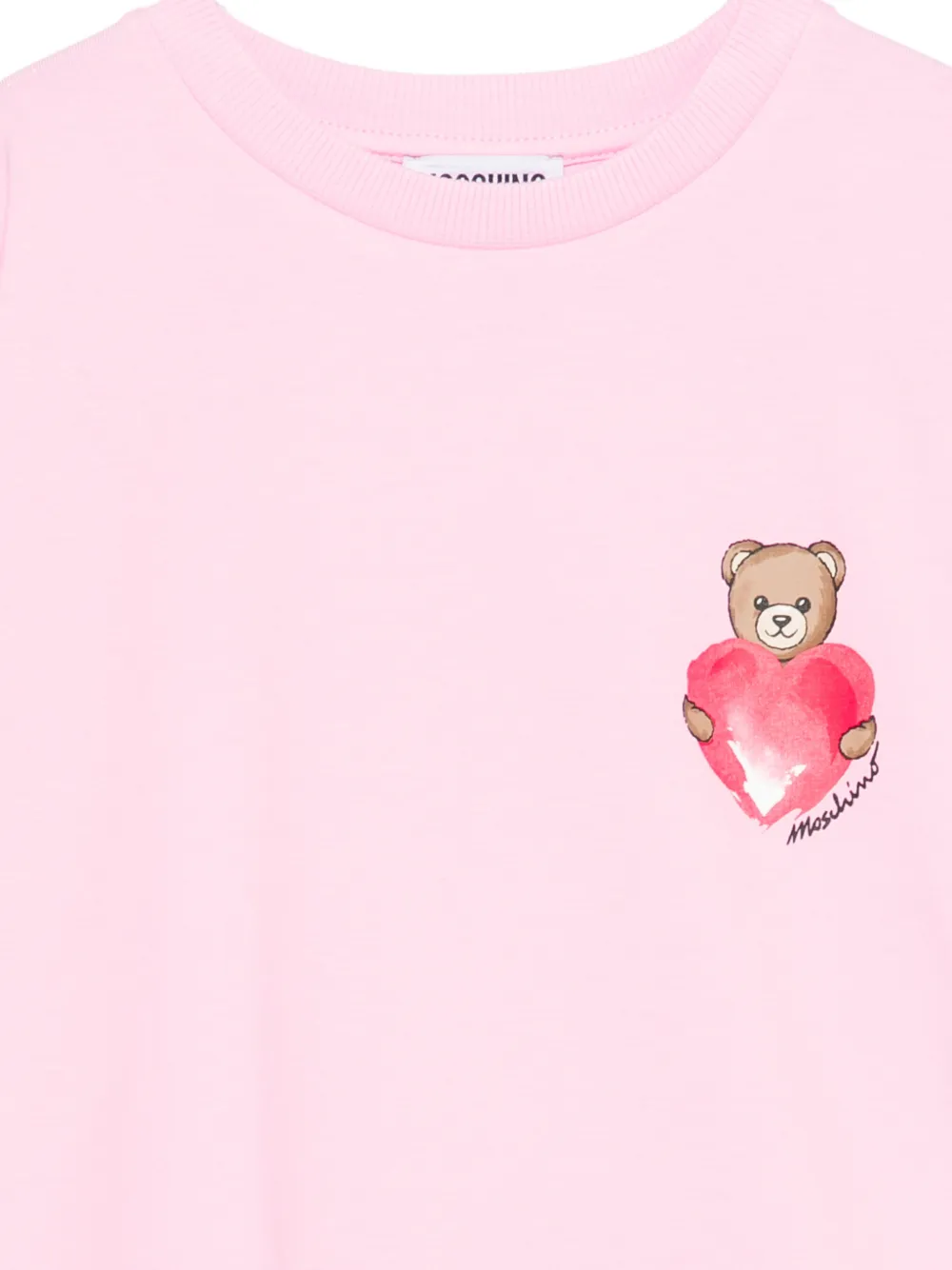 Teddy Heart-Print T-Shirt