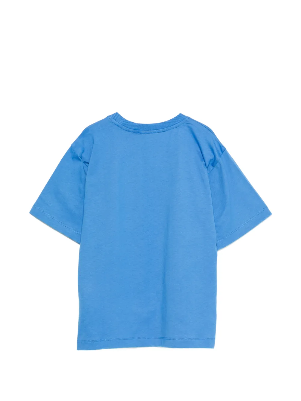 Moschino Kids T-shirt met logoprint Blauw