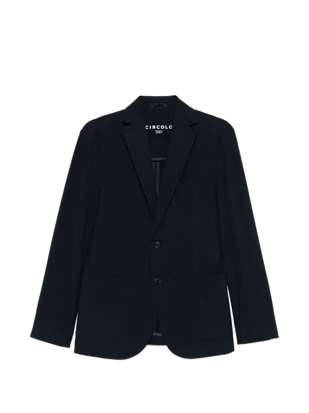 Circolo 1901 notched pocket blazer - Blue
