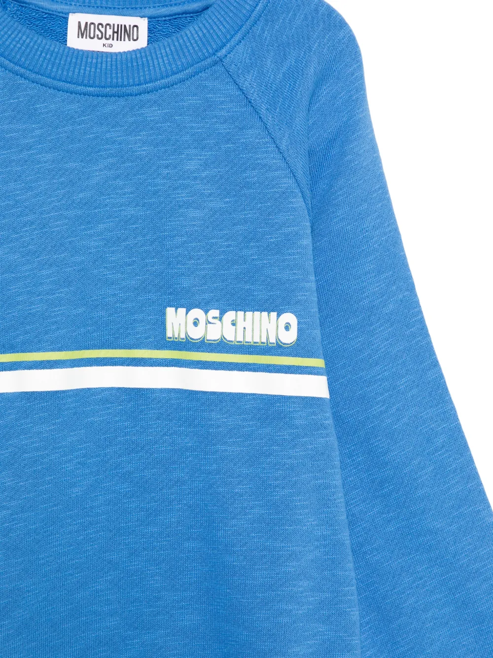 Logo-Print Ribbed Sweatshirt