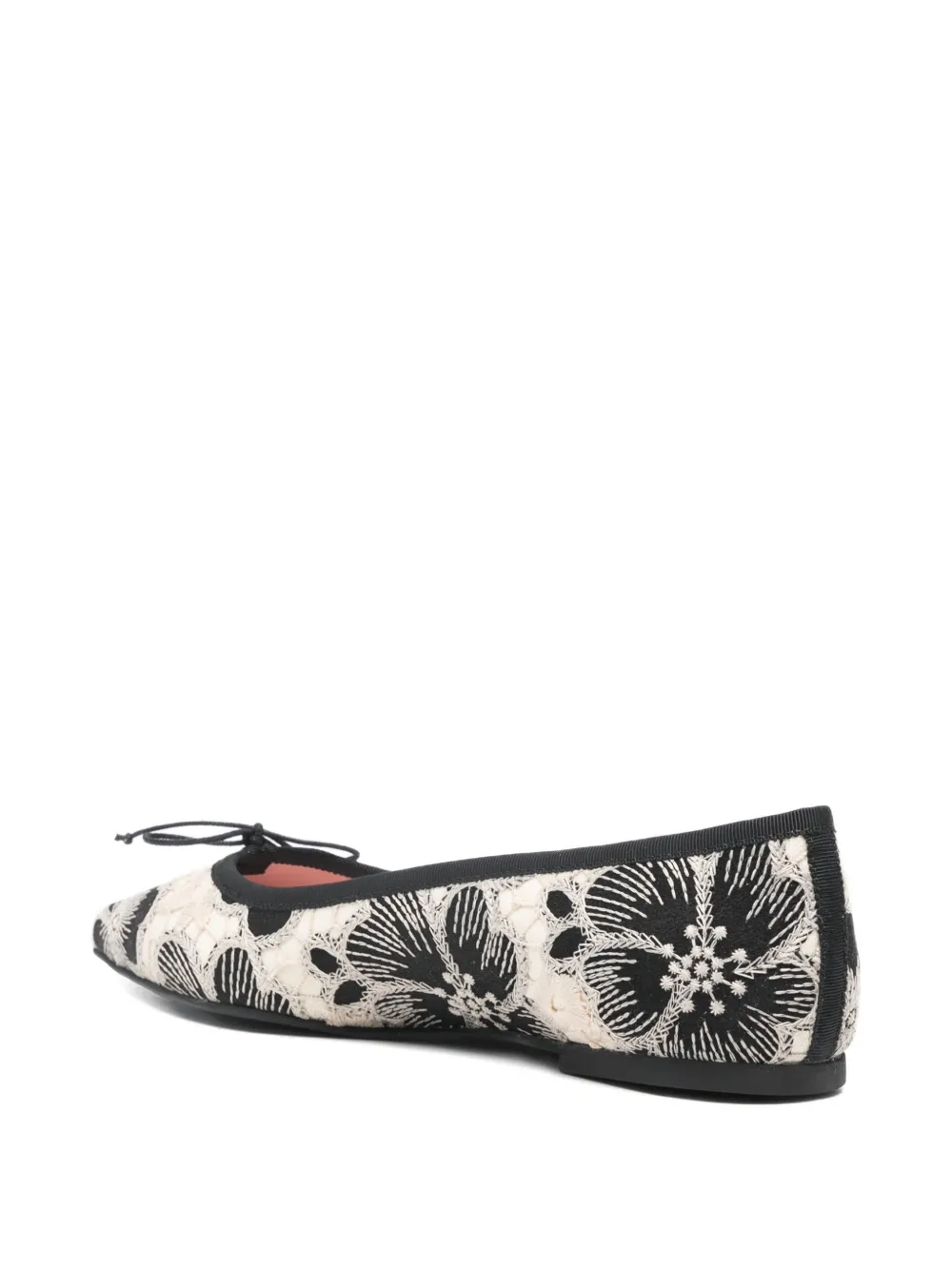 Pretty Ballerinas Ballerina's met bloemenprint Beige