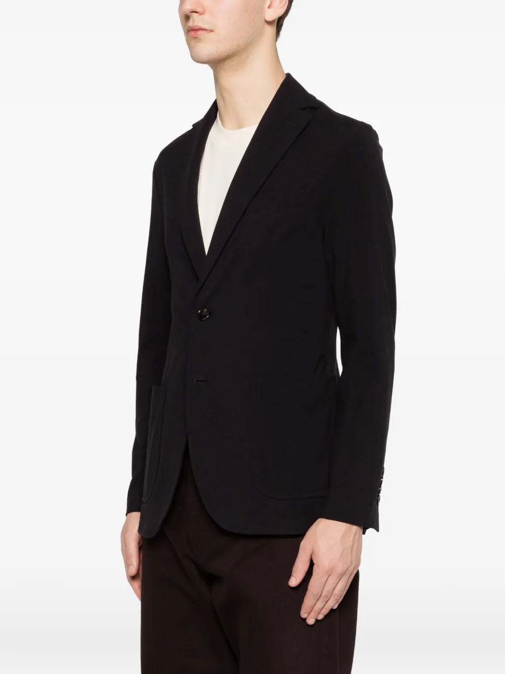 Circolo 1901 Blazer met twee knopen en paspelzak Zwart