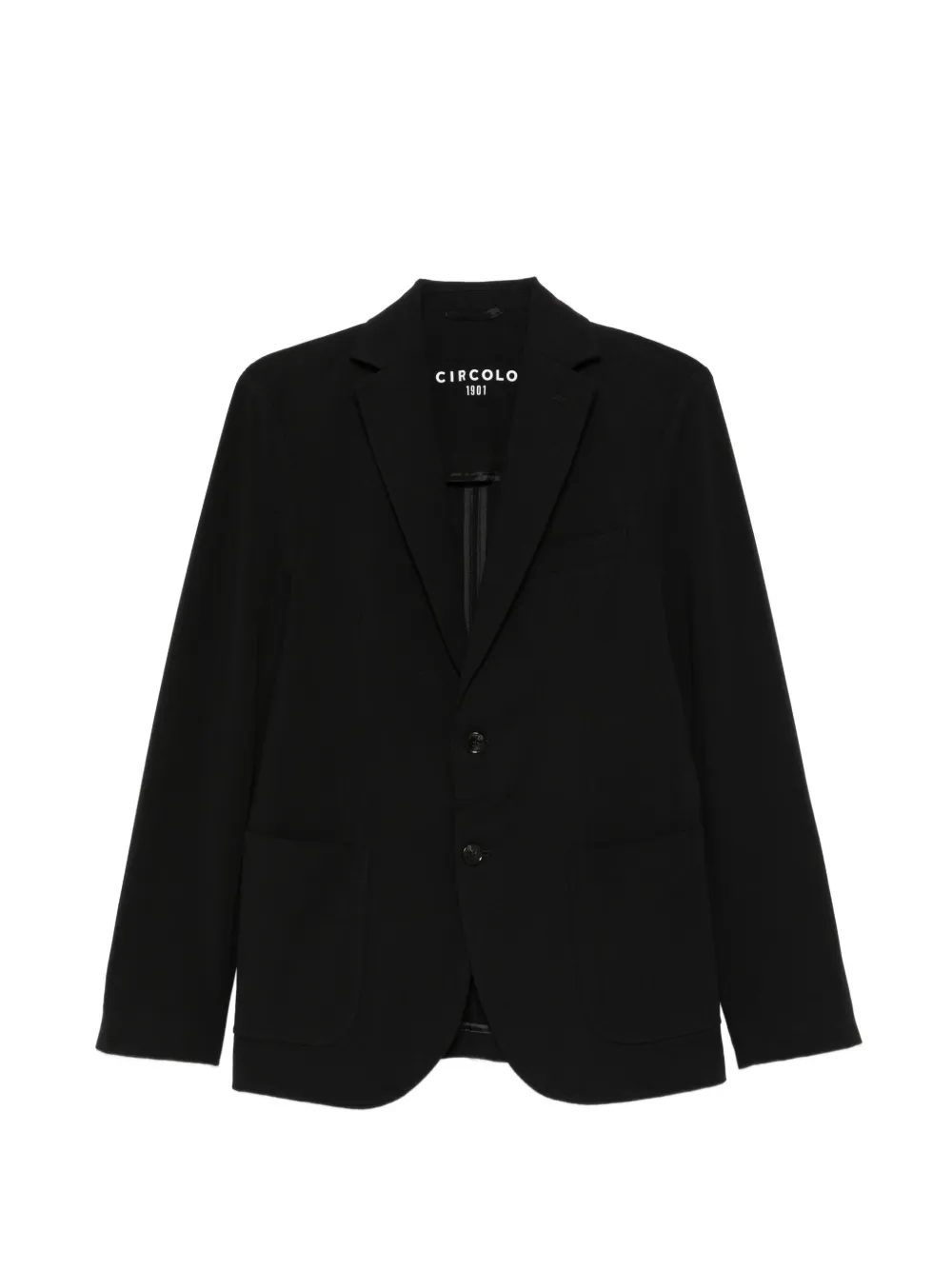 Circolo 1901 welt-pocket two-button blazer - Nero