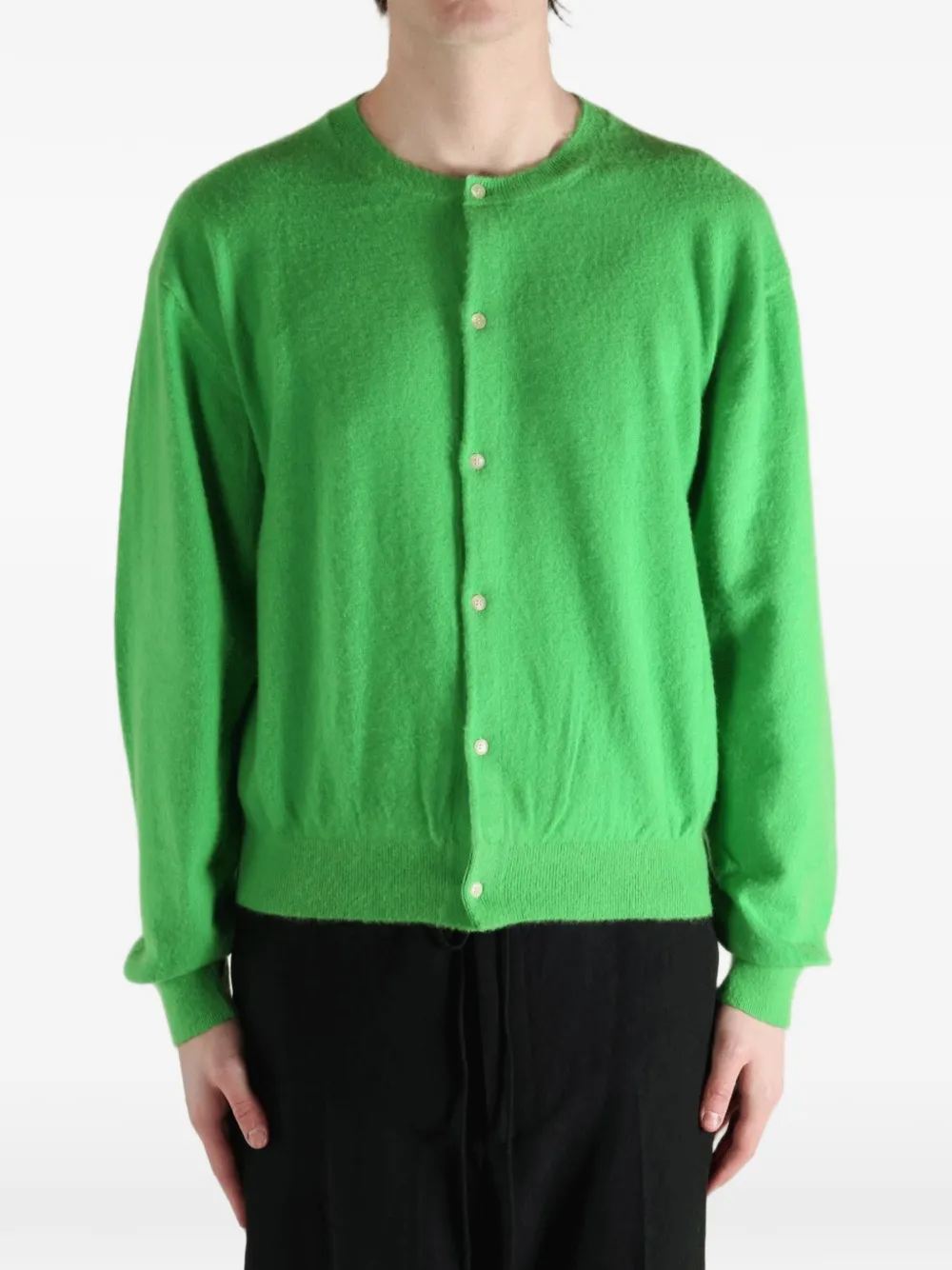  Auralee Button-up Cardigan - Green 