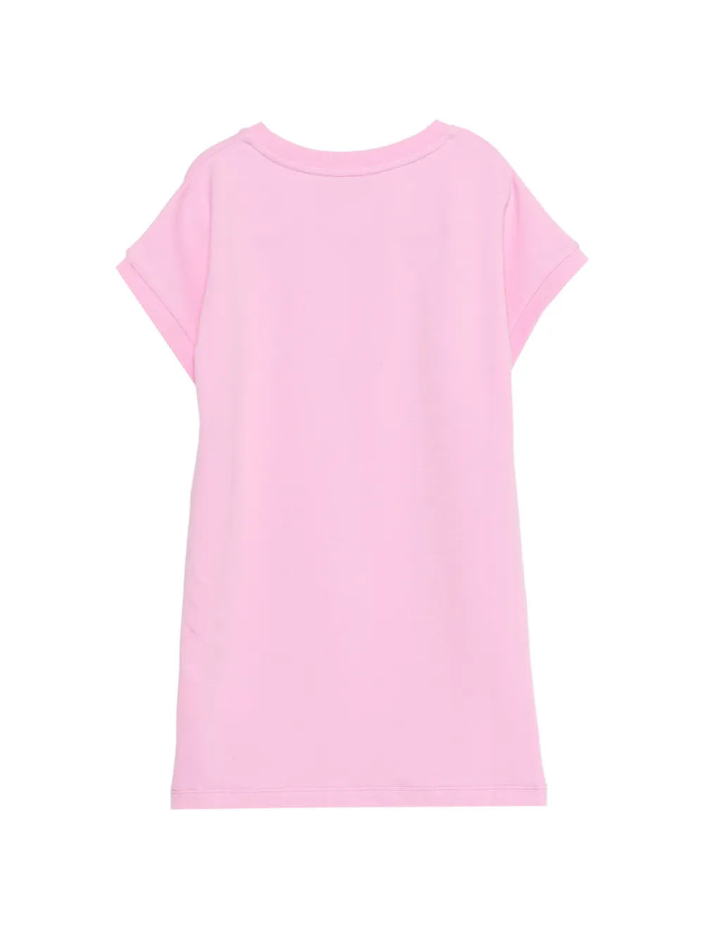Moschino Kids Jurk met grafische teddyprint Roze