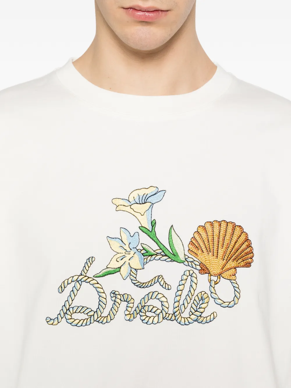 Drôle De Monsieur Shell T-shirt Wit