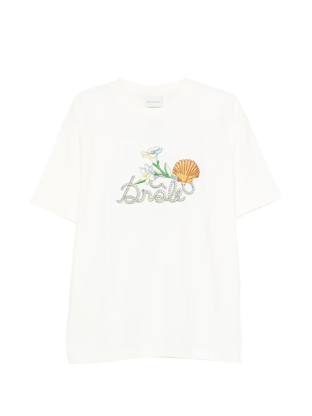 Drôle De Monsieur Shell T-shirt - Bianco