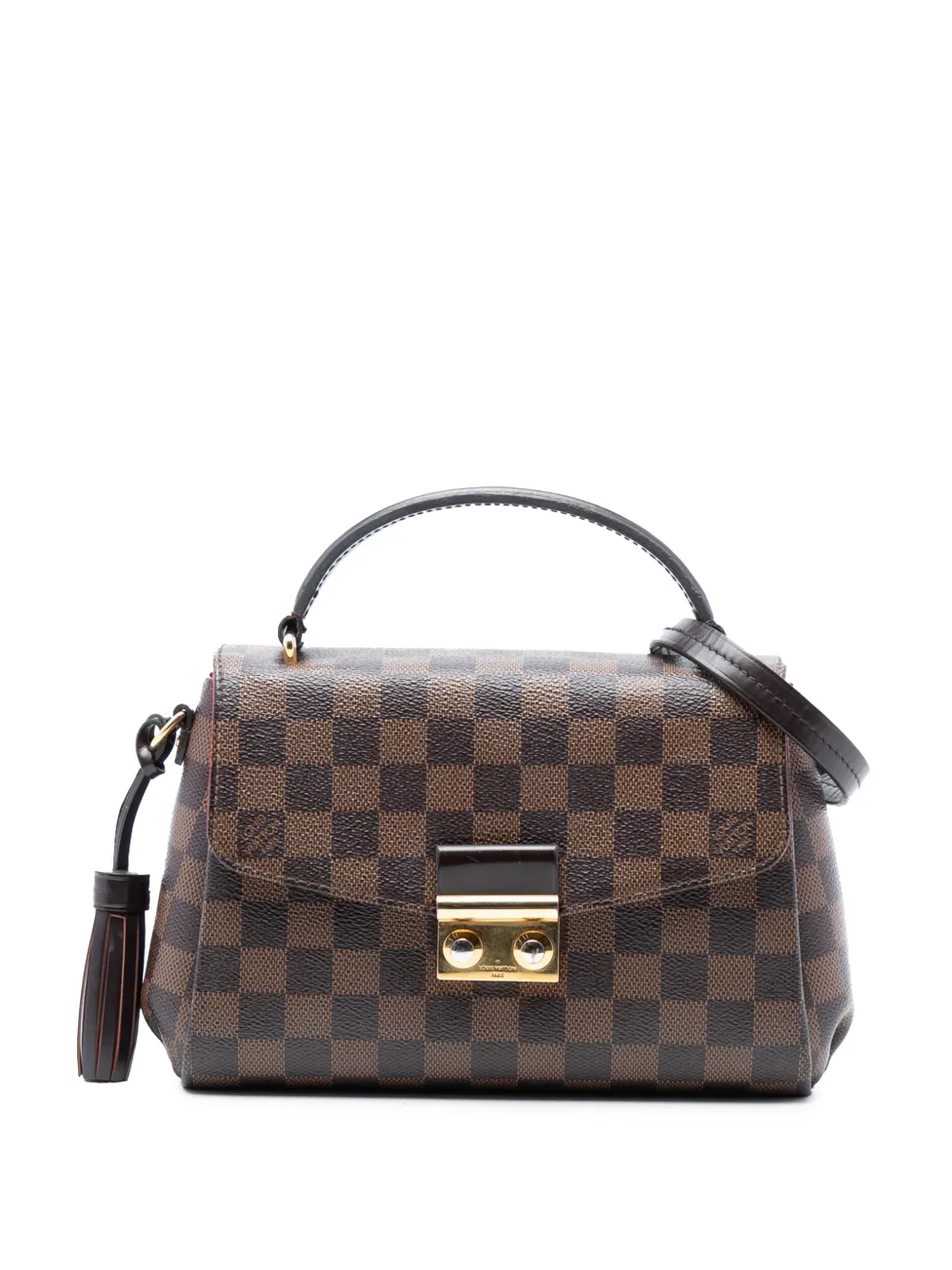 Louis Vuitton Pre-Owned 2017 Damier Ebene Croisette satchel - Marrone