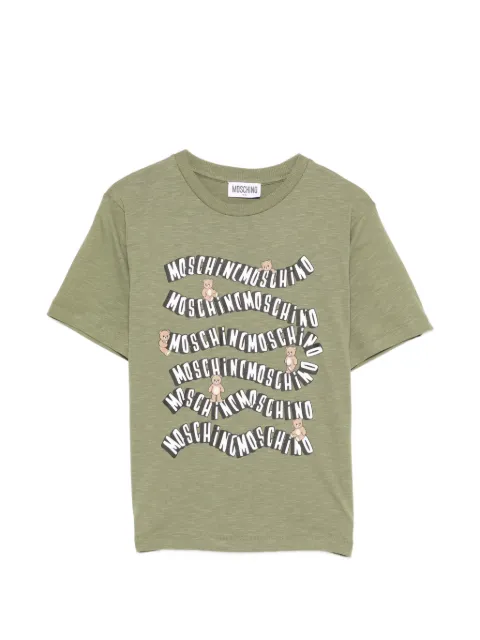 Moschino Kids teddy-print T-shirt