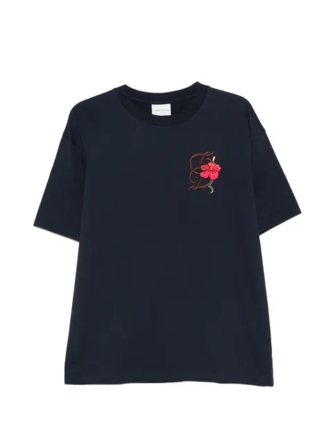 Drôle De Monsieur D Hibiscus Brodée T-shirt