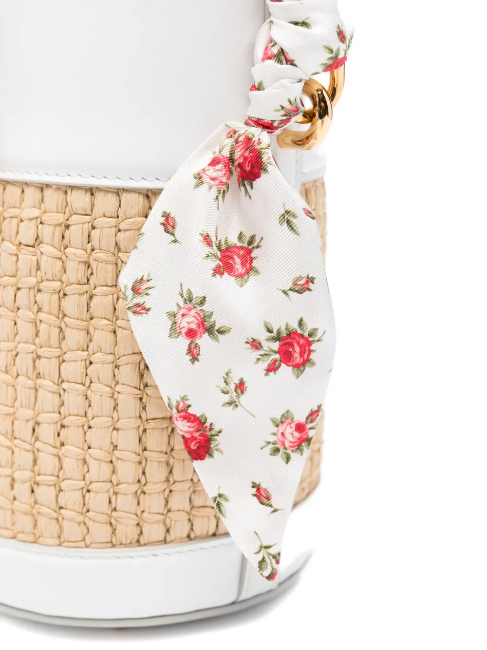 Dolce & Gabbana Capri bucket-tas met bloemenprint Beige