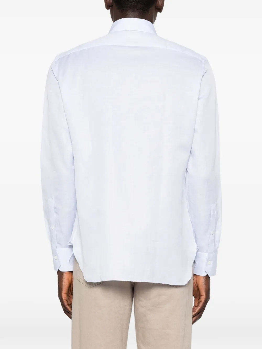 Zegna Overhemd met lange mouwen Blauw