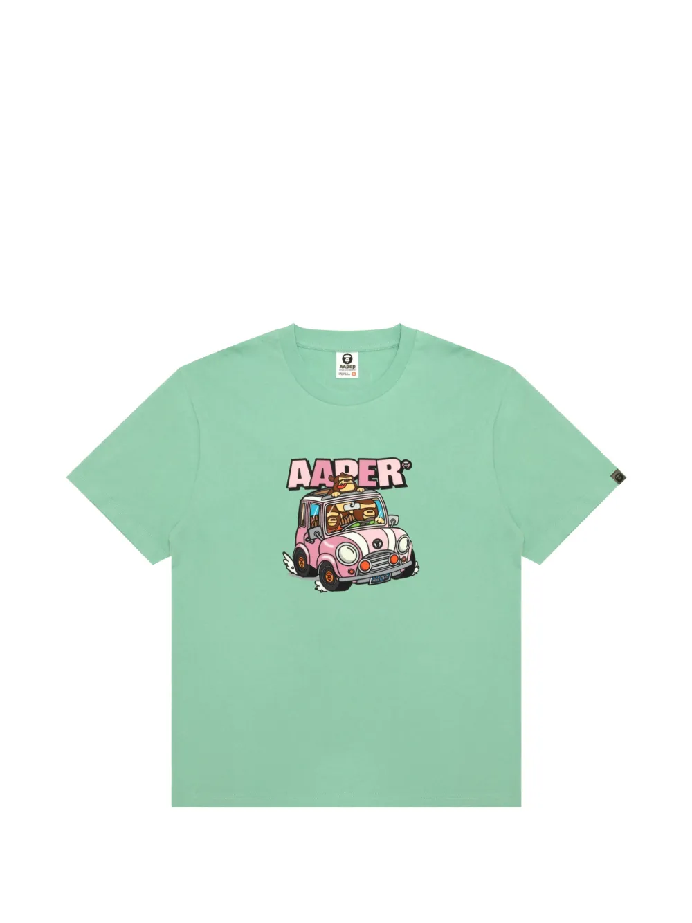 AAPE BY *A BATHING APE® cartoon graphic T-shirt - Verde