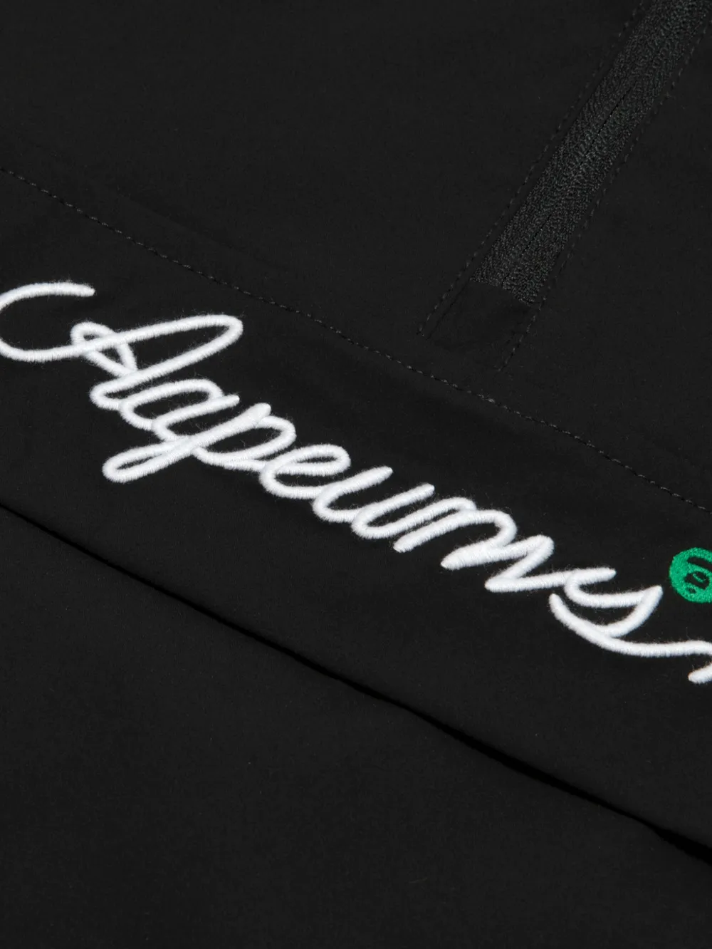 AAPE BY *A BATHING APE Jack met logo Zwart