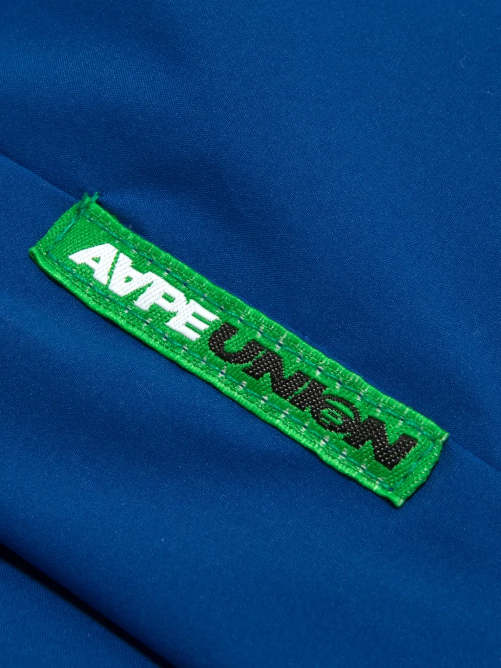 AAPE BY *A BATHING APE Shorts met logodetail Blauw
