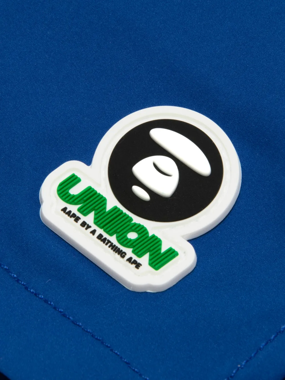 AAPE BY *A BATHING APE Shorts met logodetail Blauw